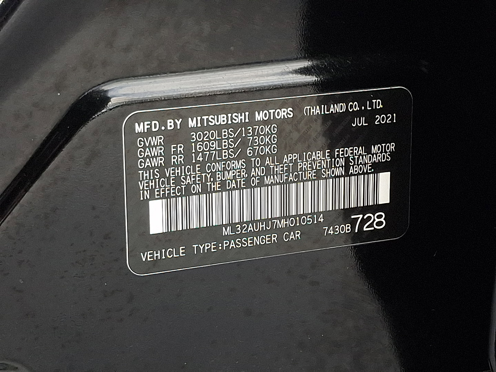 Used 2021 Mitsubishi Mirage ES image 28