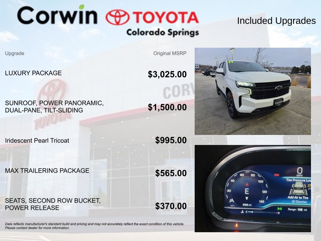 Used 2024 Chevrolet Tahoe RST w/ Luxury Package image 4