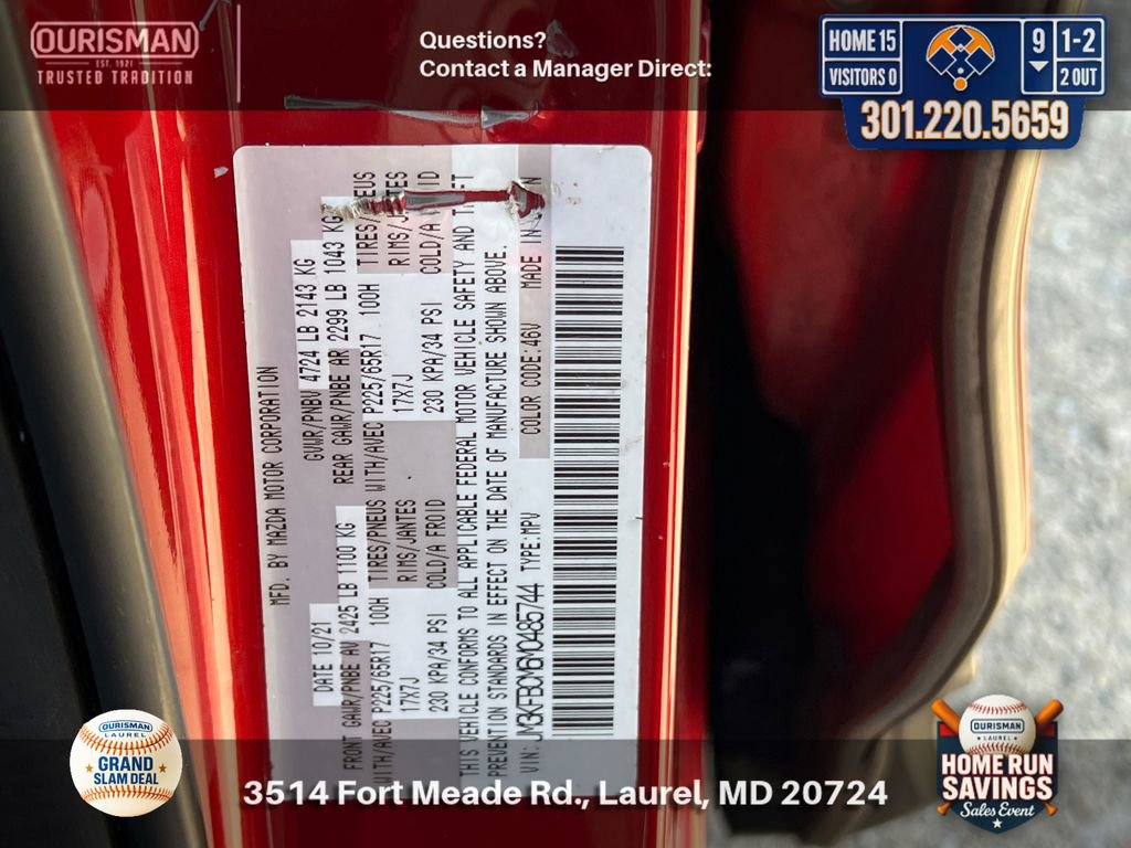 Used 2021 MAZDA CX-5 Touring image 30