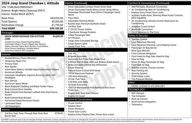 Used 2024 Jeep Grand Cherokee L Laredo image 24