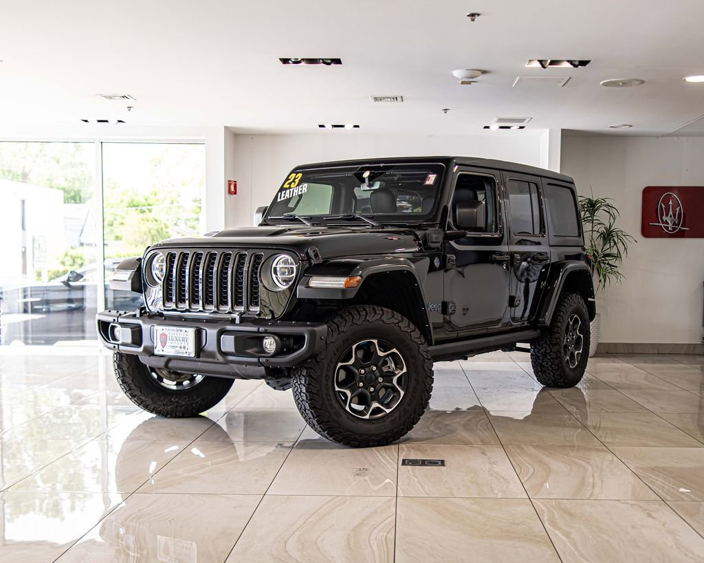 Used 2021 Jeep Wrangler Unlimited Rubicon 4xe w/ Steel Bumper Group AWD/4WD image 1