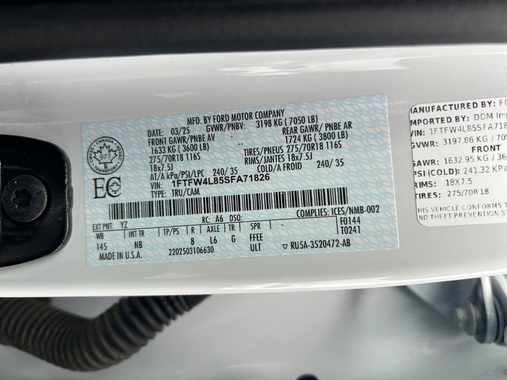 Used 2025 Ford F150 Tremor w/ Equipment Group 402A High AWD/4WD image 34