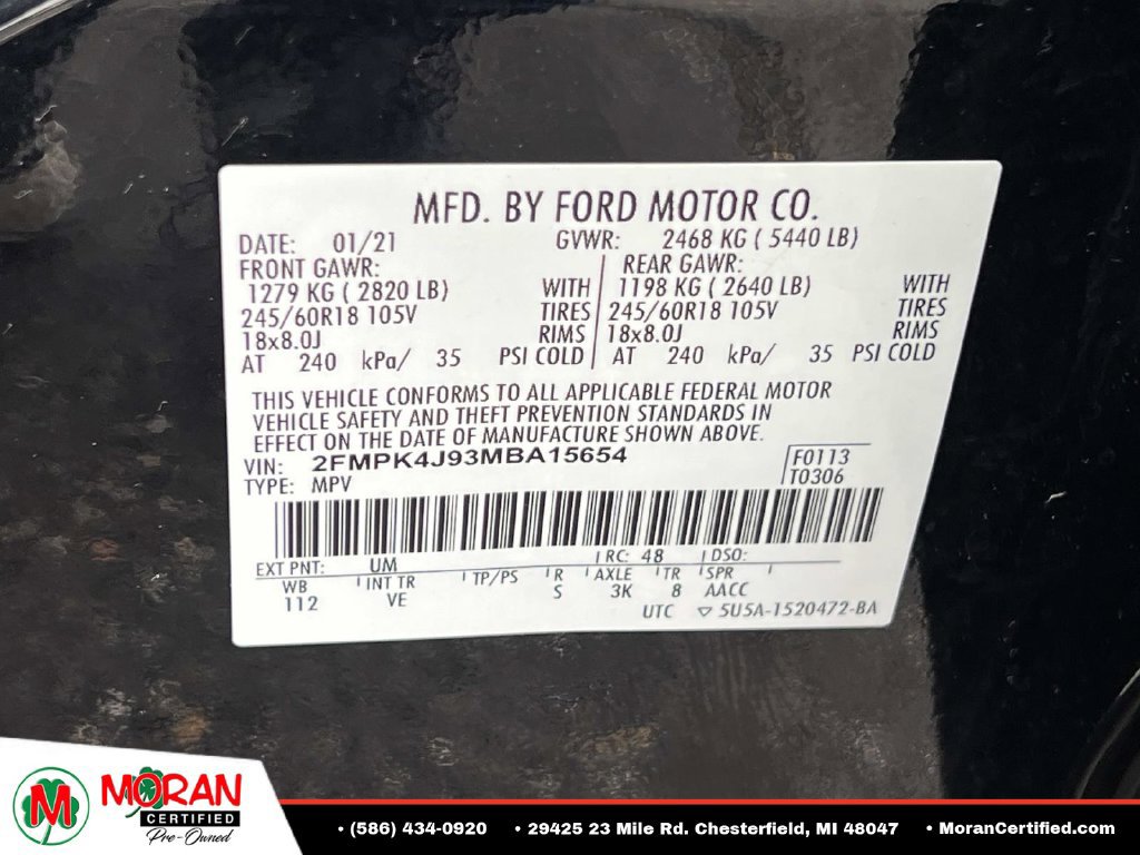 Used 2021 Ford Edge SEL w/ Convenience Package AWD/4WD image 18
