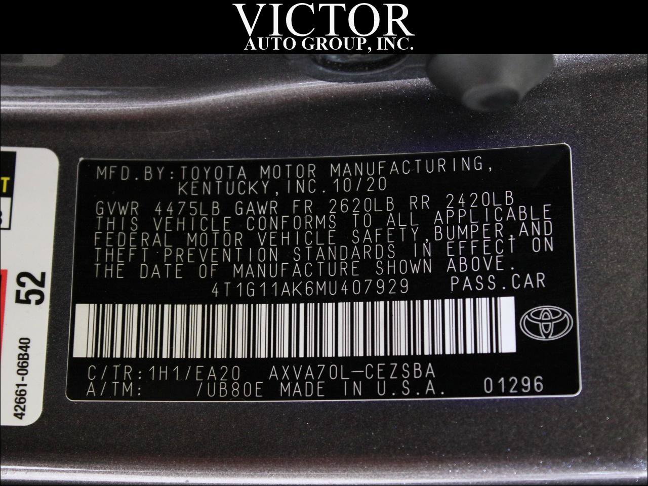 Used 2021 Toyota Camry SE FWD image 37