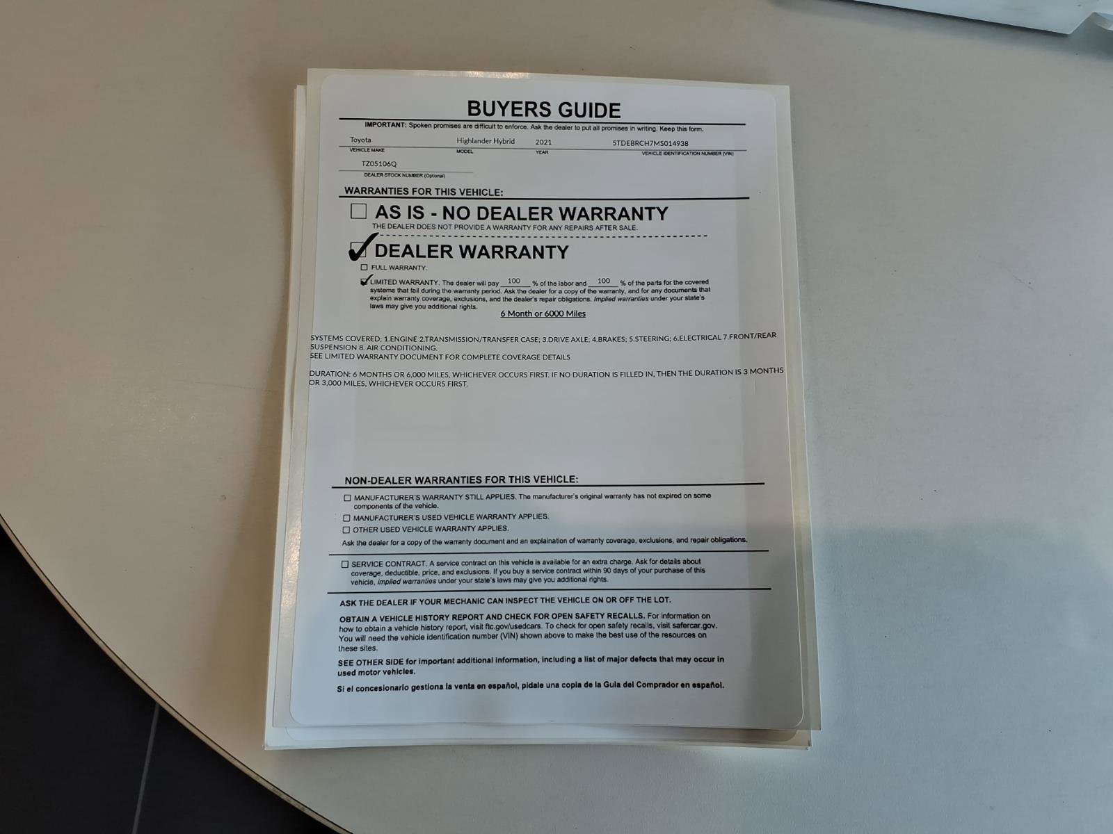 Certified 2021 Toyota Highlander Platinum image 40