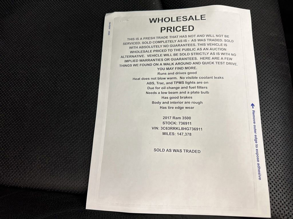 Used 2017 RAM 3500 Laramie Longhorn AWD/4WD image 22