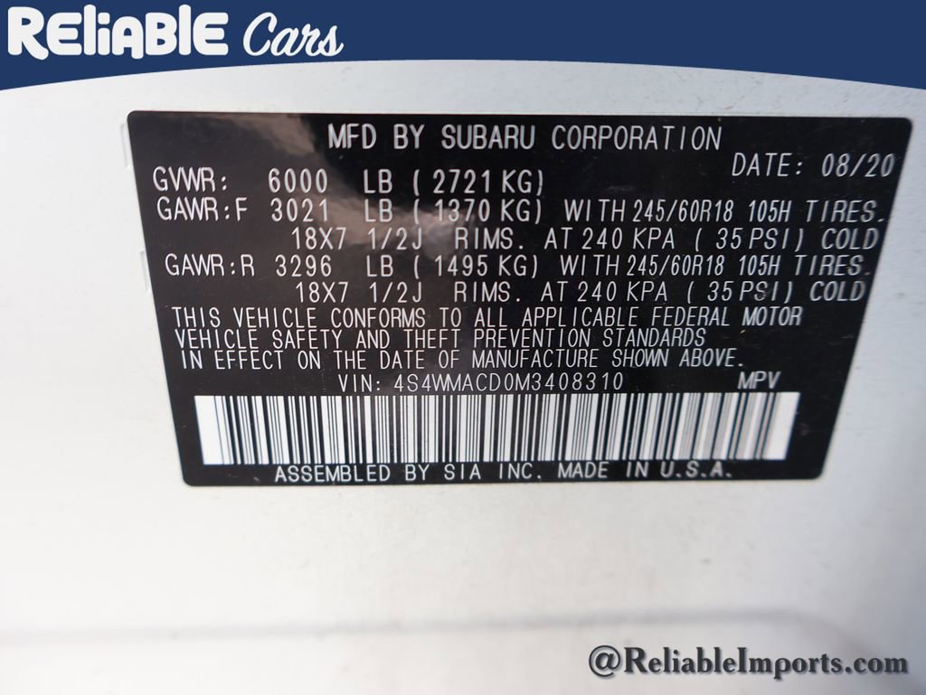 Used 2021 Subaru Ascent Premium w/ Convenience Package image 25