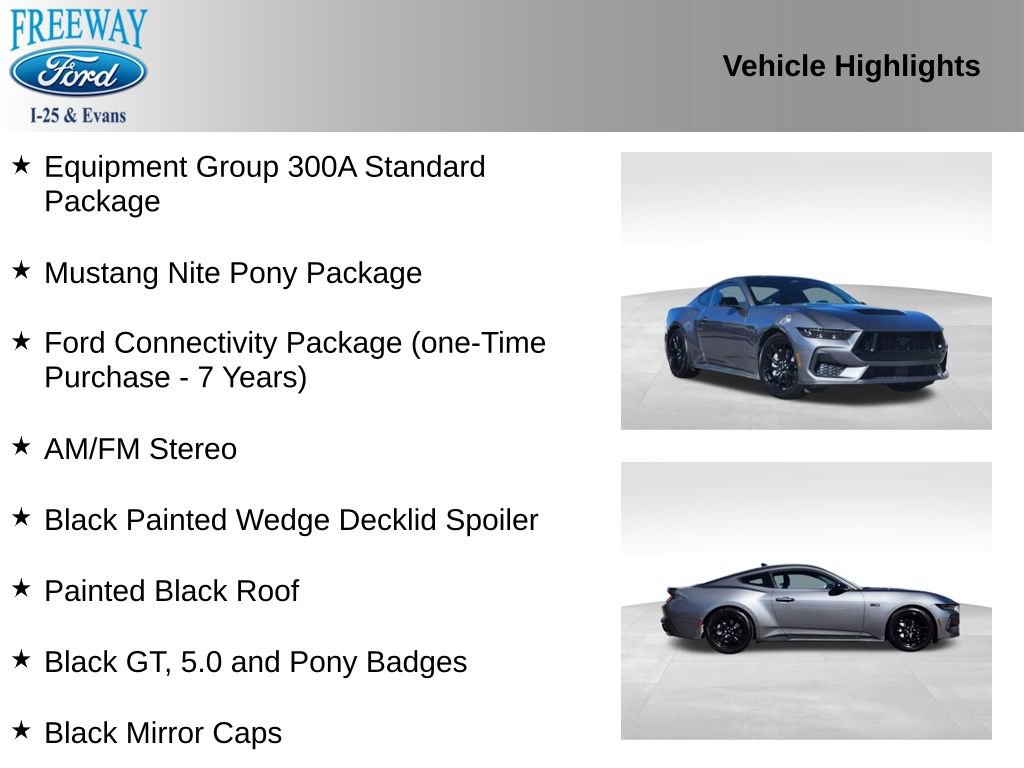 Certified 2026 Ford Mustang GT w/ Mustang Nite Pony Package image 4