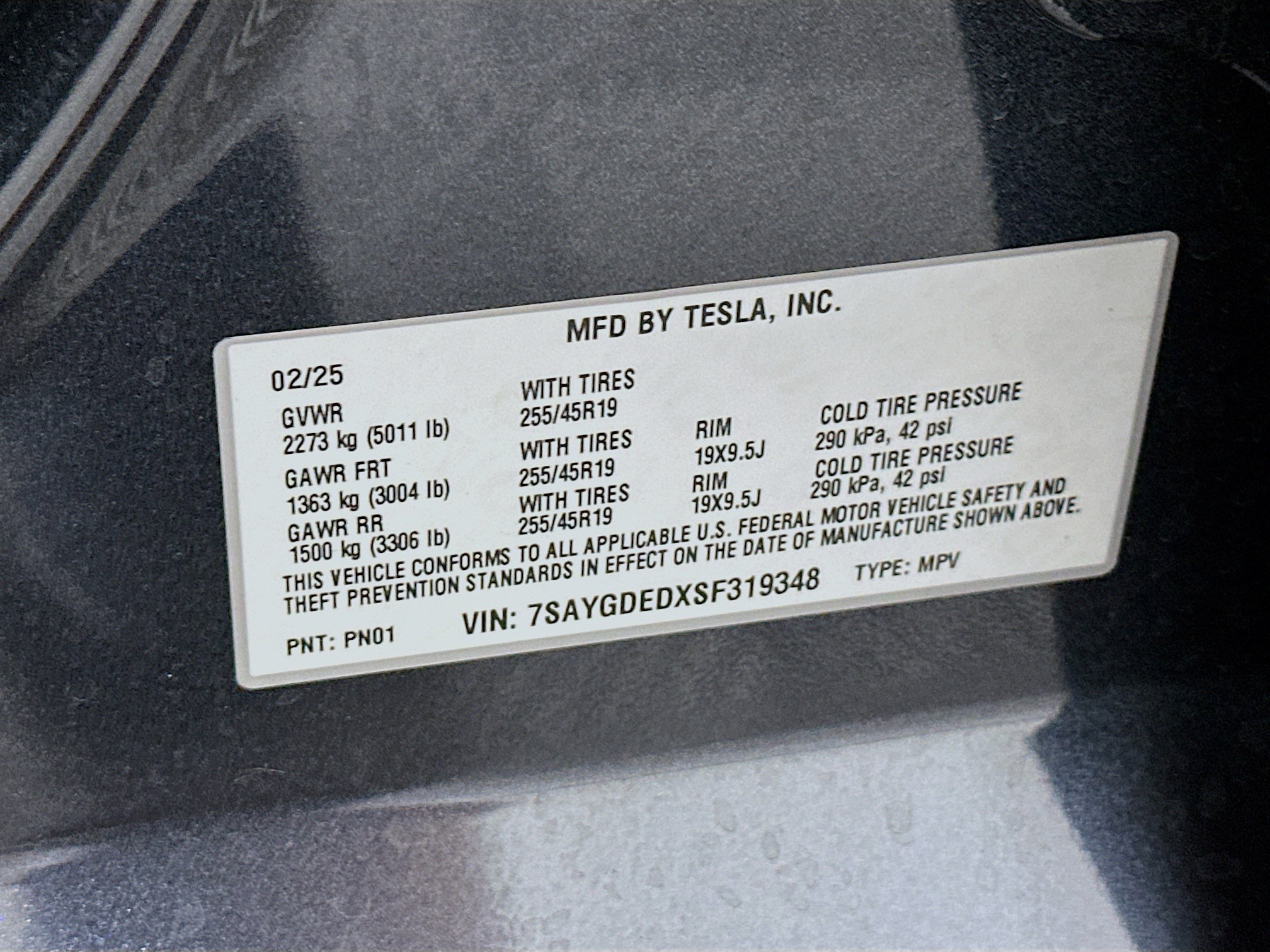 Used 2025 Tesla Model Y Long Range RWD image 12