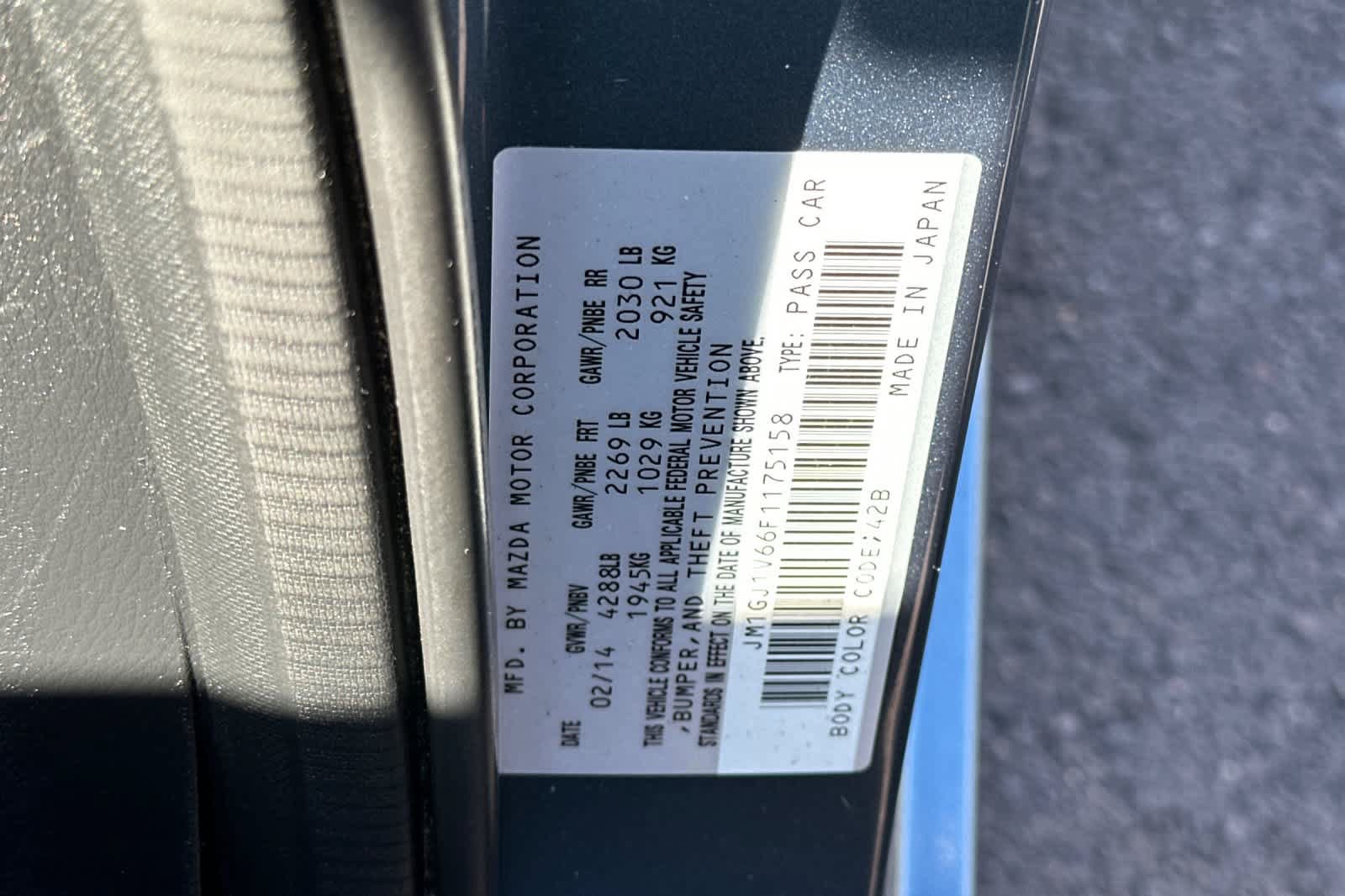 Used 2015 MAZDA MAZDA6 Touring FWD image 27