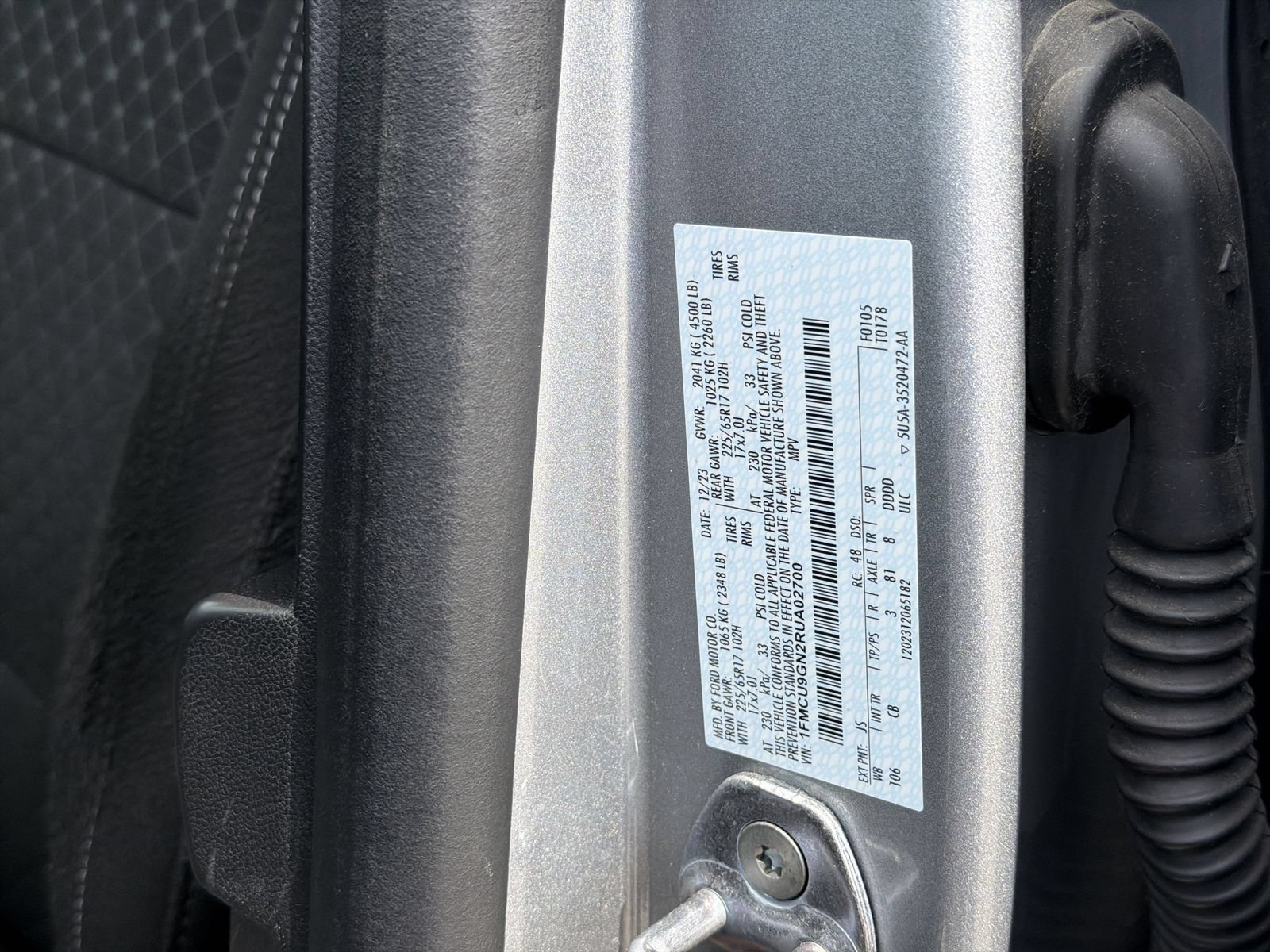 Used 2024 Ford Escape Active AWD/4WD image 36