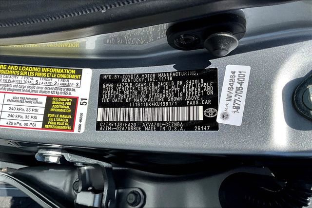 Used 2019 Toyota Camry LE image 18