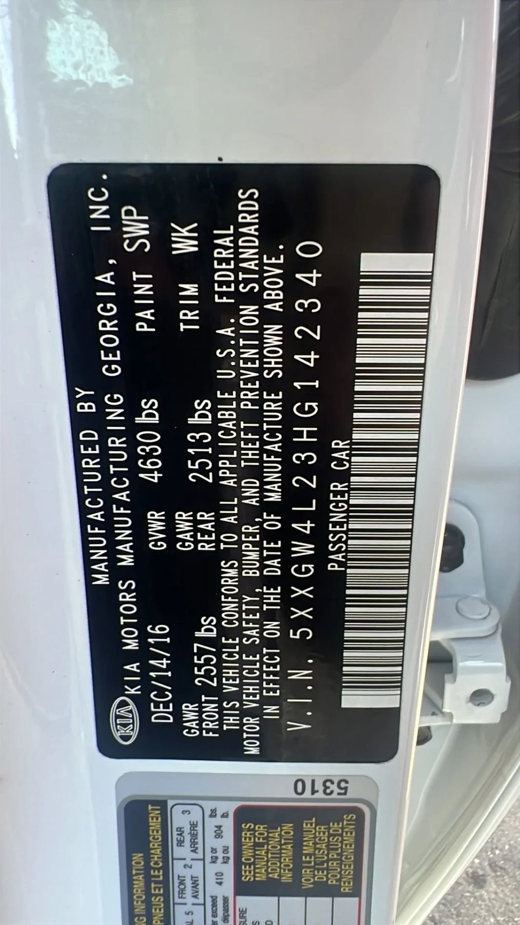 Used 2017 Kia Optima SX image 30