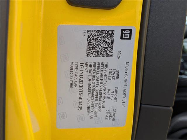 New 2026 Chevrolet Corvette Z06 w/ Battery Protection Package image 19