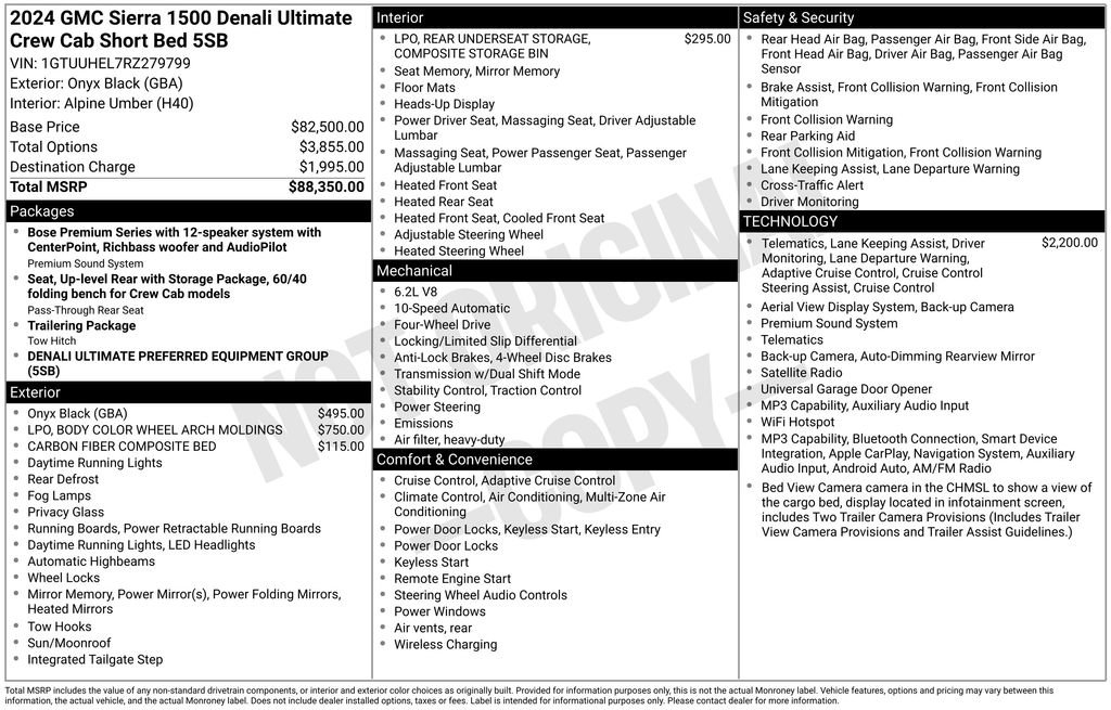 Certified 2024 GMC Sierra 1500 Denali Ultimate AWD/4WD image 19