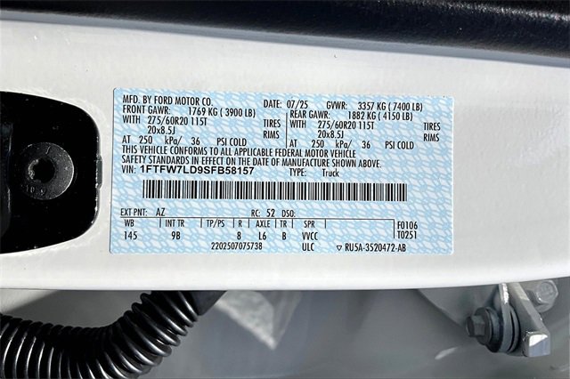 New 2025 Ford F150 Platinum w/ Equipment Group 702A High image 13