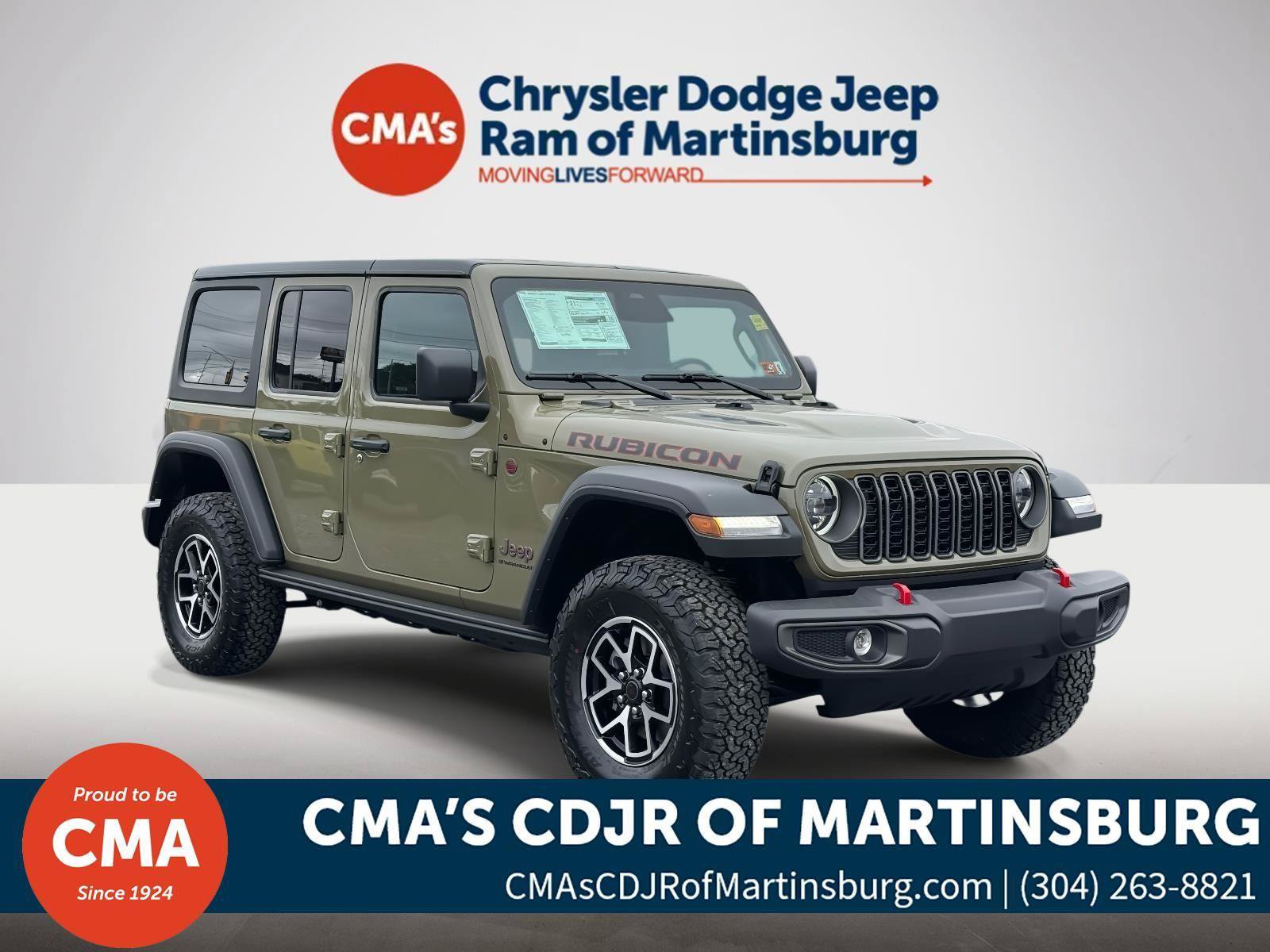 New 2025 Jeep Wrangler Unlimited Rubicon w/ Convenience Group