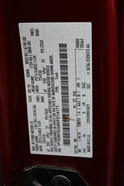 Used 2019 Ford F150 Limited w/ Trailer Tow Package image 31