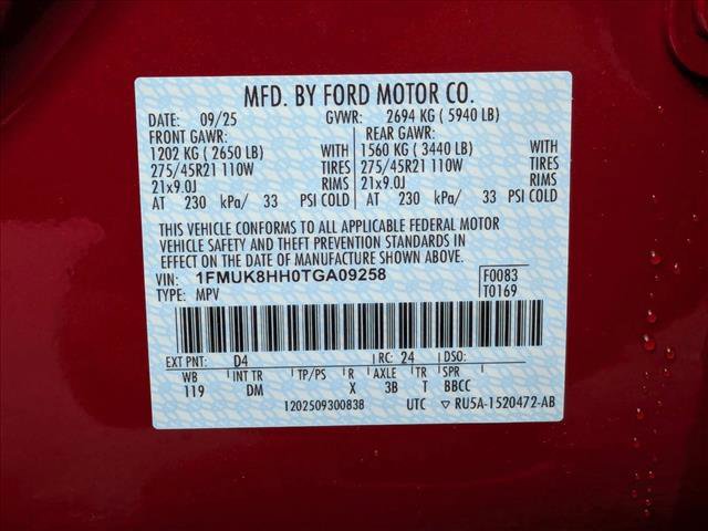 New 2026 Ford Explorer Platinum w/ LUX Leather Package image 17