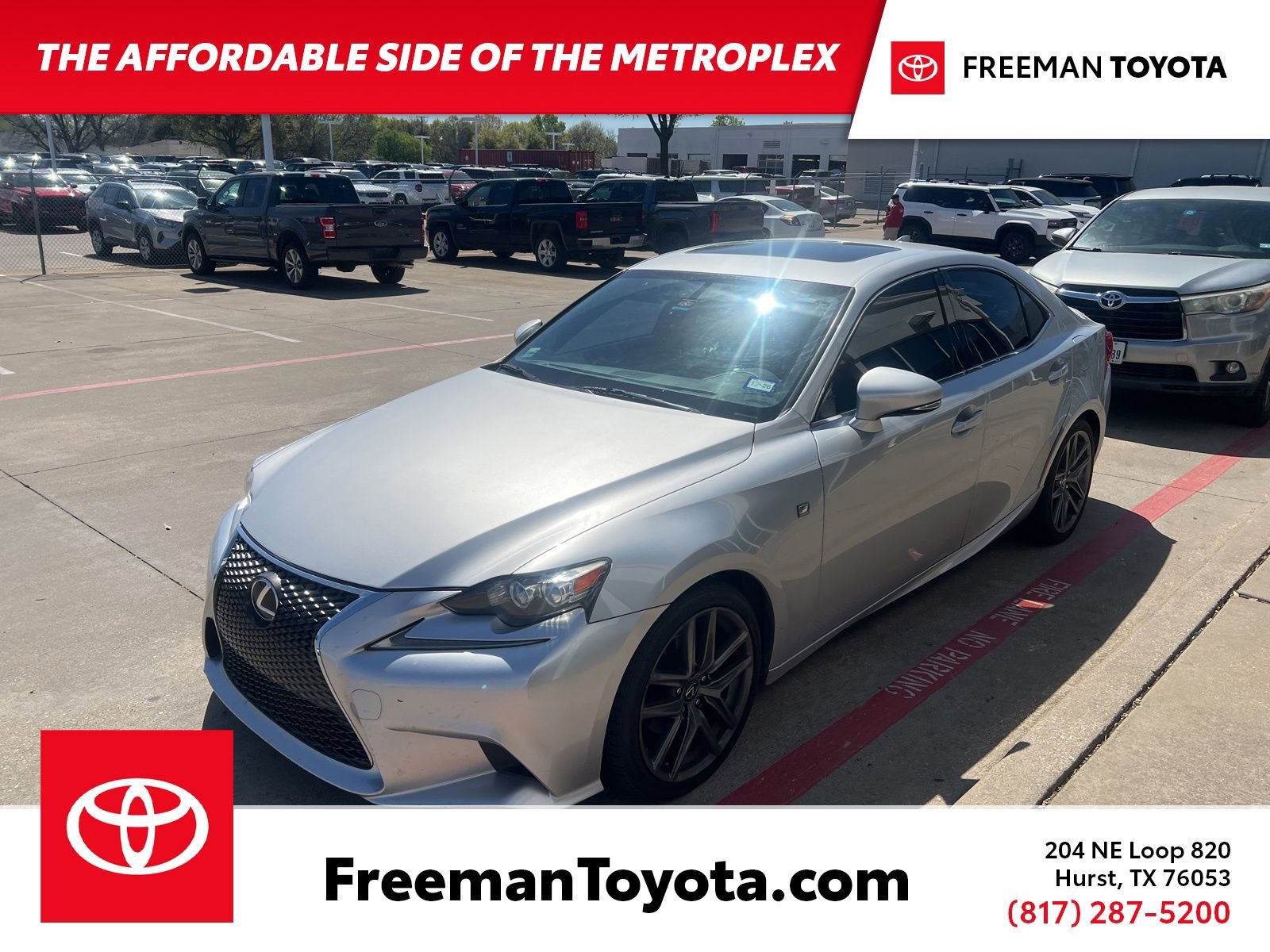 Used 2015 Lexus IS 250 w/ F-Sport Package RWD image 1