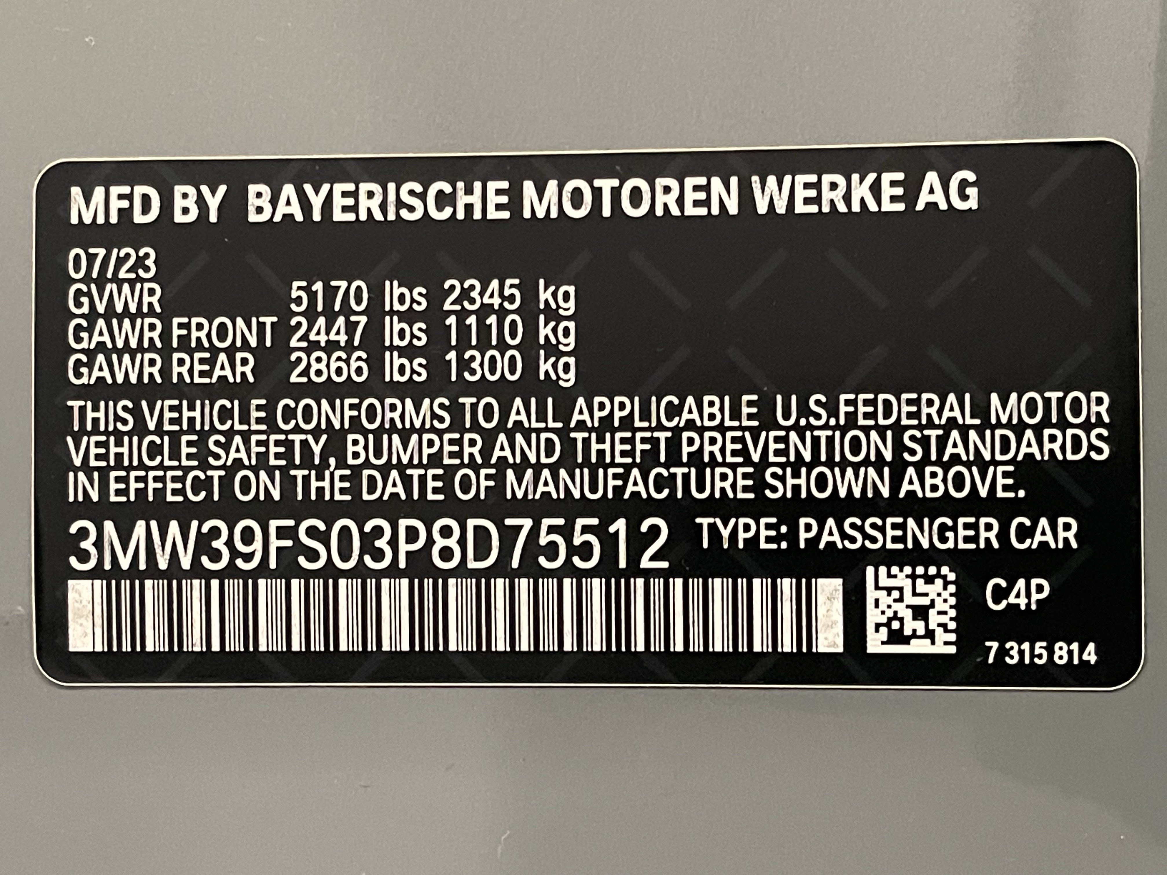 Certified 2023 BMW 330e xDrive w/ M Sport Package AWD/4WD image 24