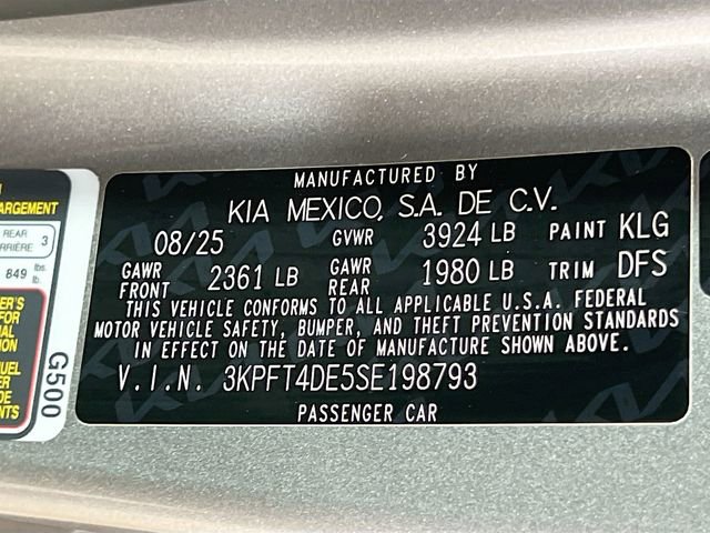 Certified 2025 Kia K4 LXS image 31