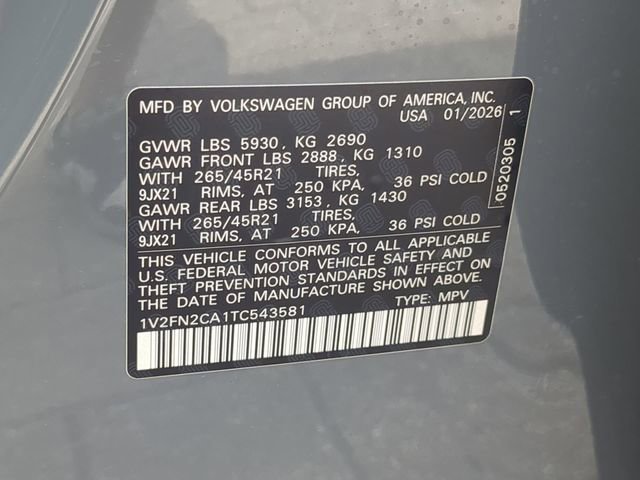 New 2026 Volkswagen Atlas SEL Premium R-Line image 36