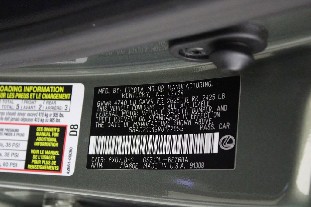 Used 2024 Lexus ES 350 w/ Premium Package image 20