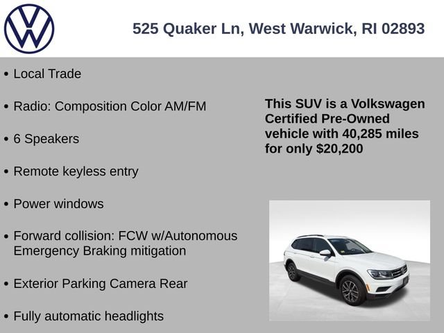 Used 2021 Volkswagen Tiguan S AWD/4WD image 7