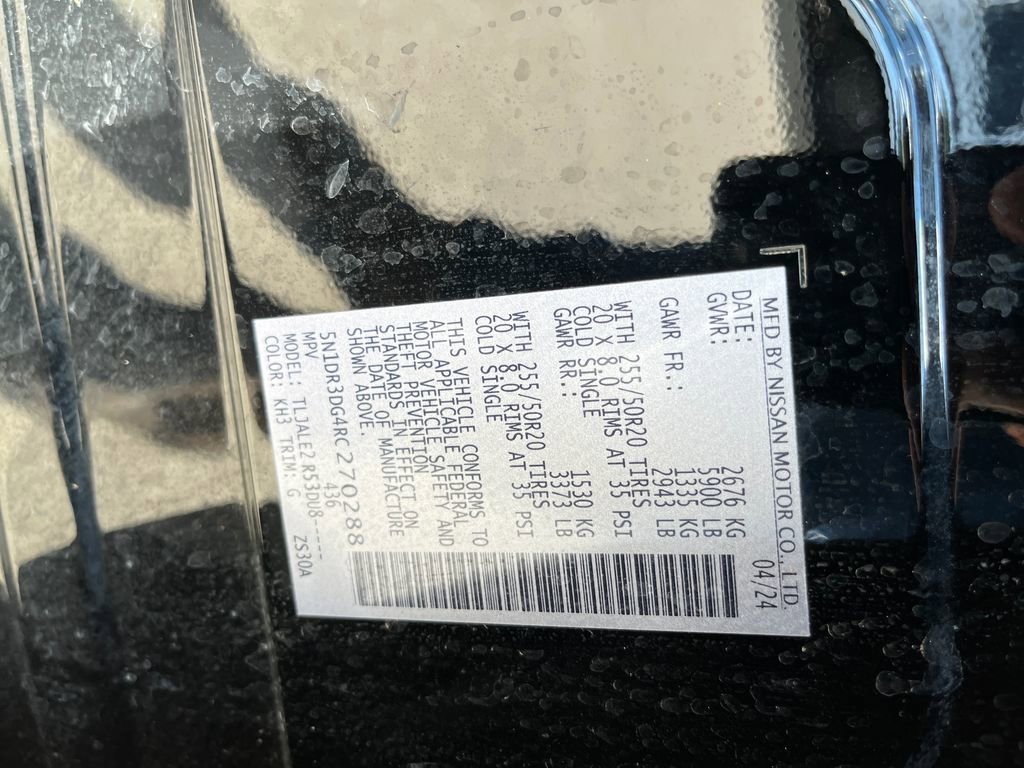 Used 2024 Nissan Pathfinder Platinum w/ Cargo Package FWD image 31