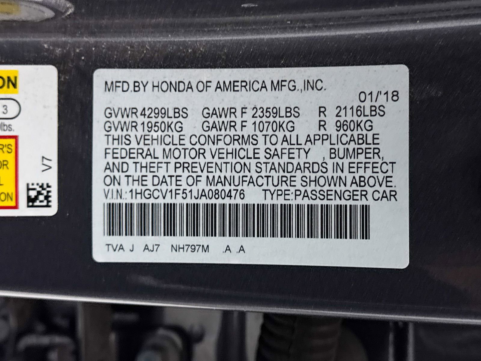 Used 2018 Honda Accord EX-L image 34