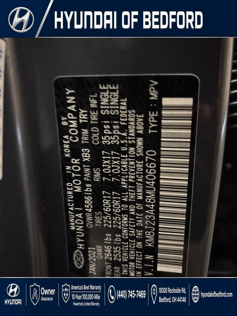 Used 2021 Hyundai Tucson SE FWD image 16