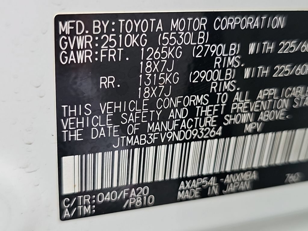 Used 2022 Toyota RAV4 SE w/ Weather & Moonroof Package AWD/4WD image 19