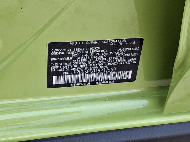 New 2026 Subaru Crosstrek 2.5i Sport image 19