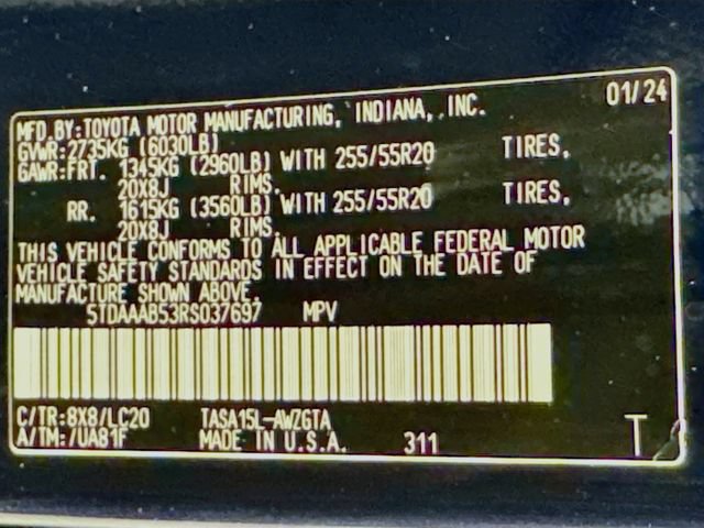 Certified 2024 Toyota Grand Highlander AWD image 16