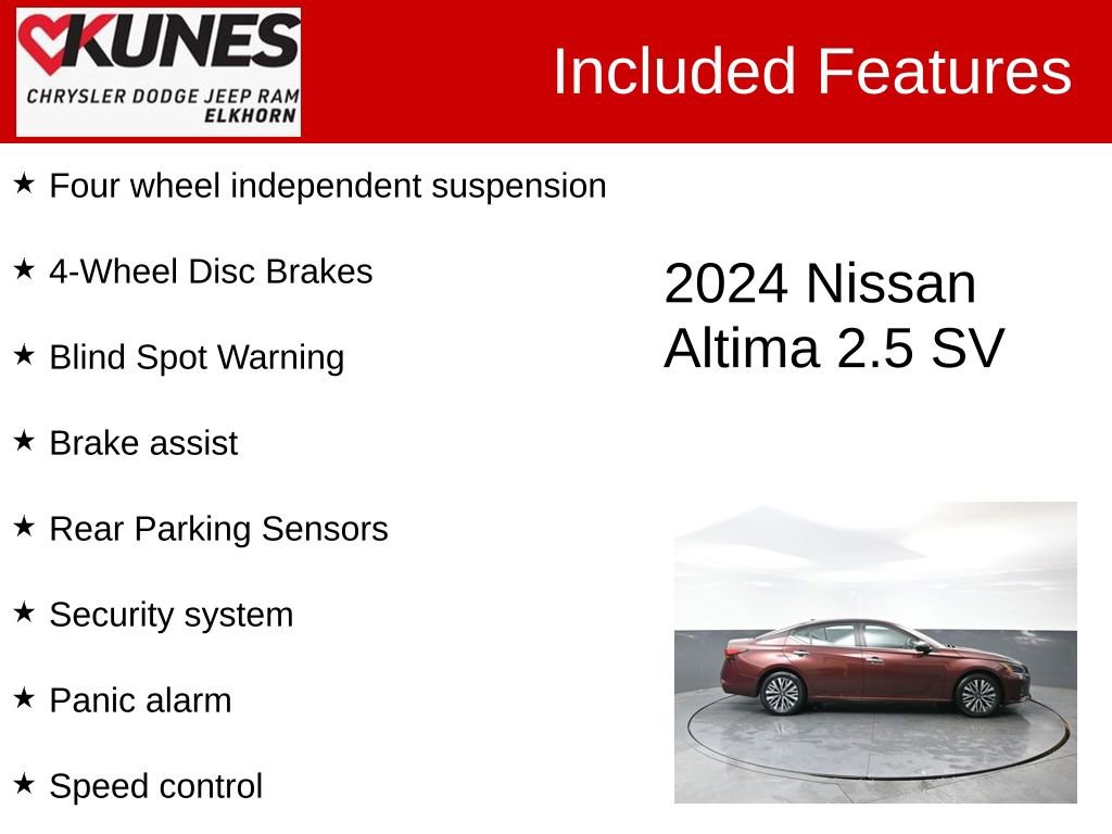 Used 2024 Nissan Altima 2.5 SV image 4