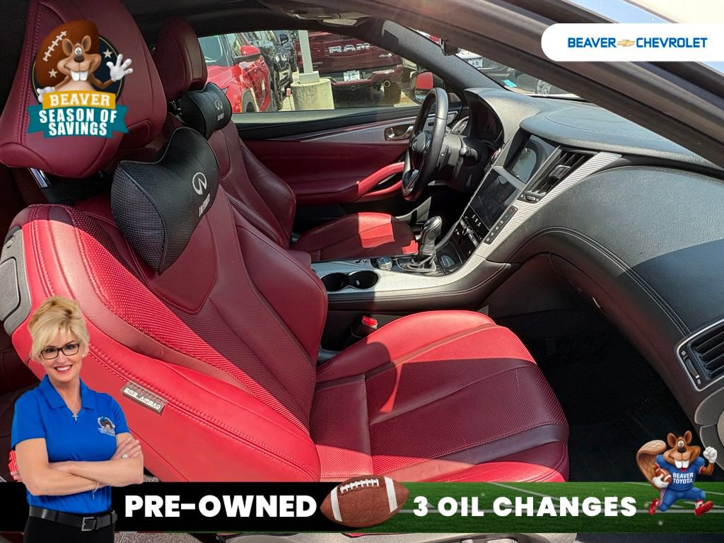 Used 2017 INFINITI Q60 Red Sport 400 RWD image 26