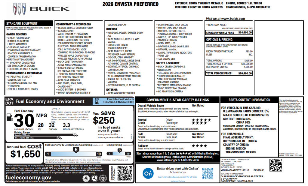 Used 2026 Buick Envista Preferred FWD image 32