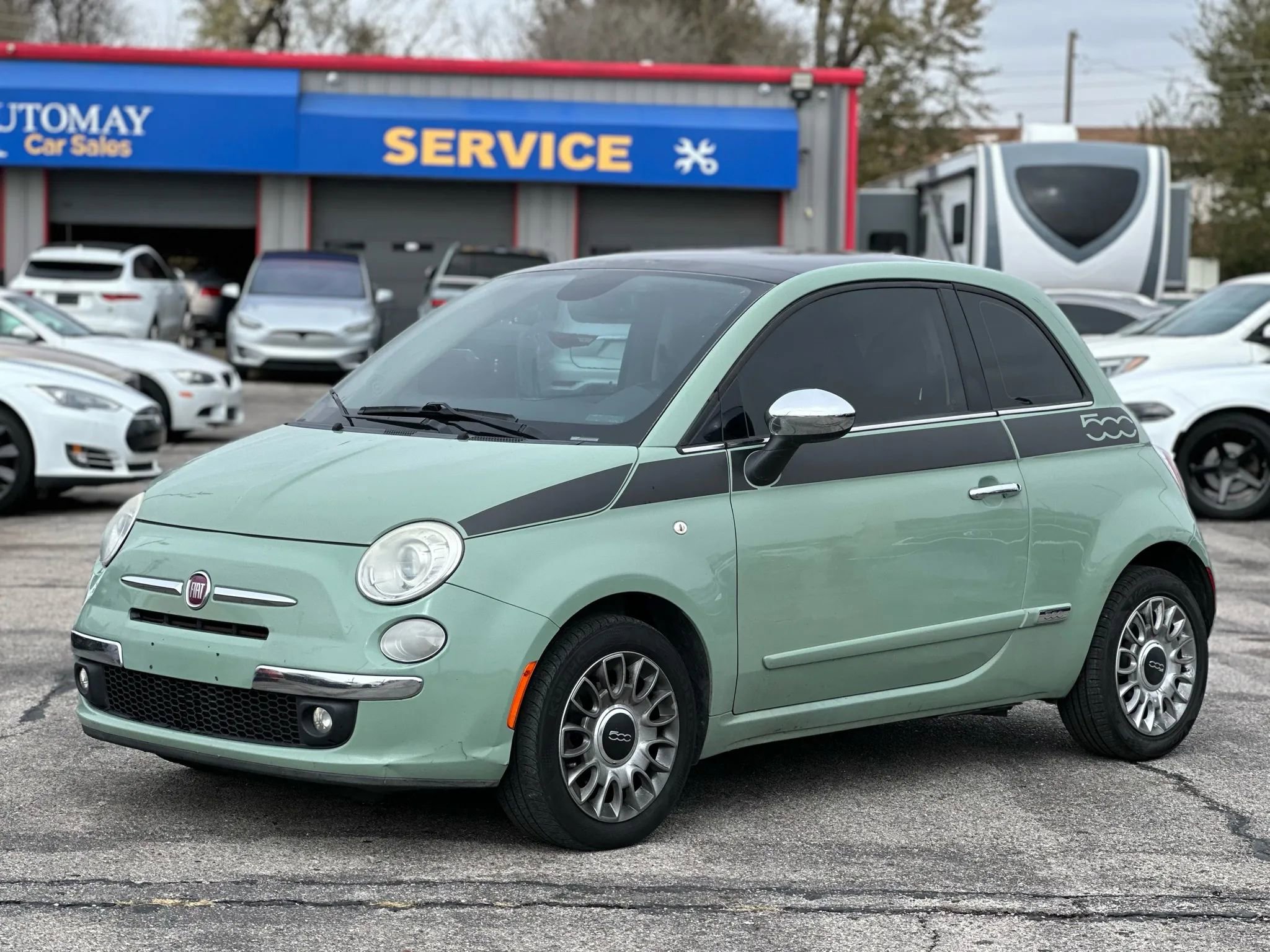 Used 2015 FIAT 500 Lounge w/ Luxury Leather Package image 1