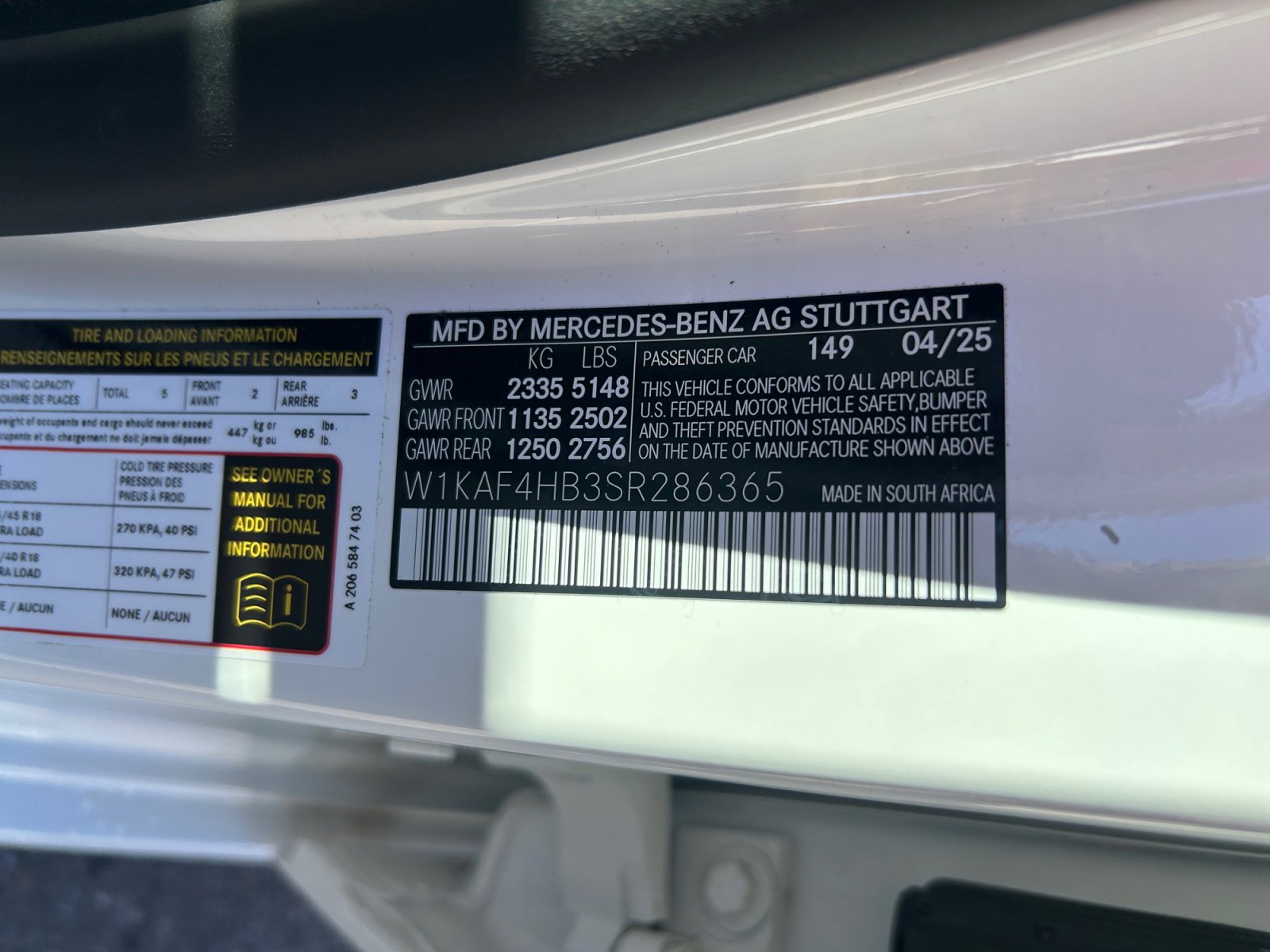 Certified 2025 Mercedes-Benz C 300 4MATIC Sedan image 26