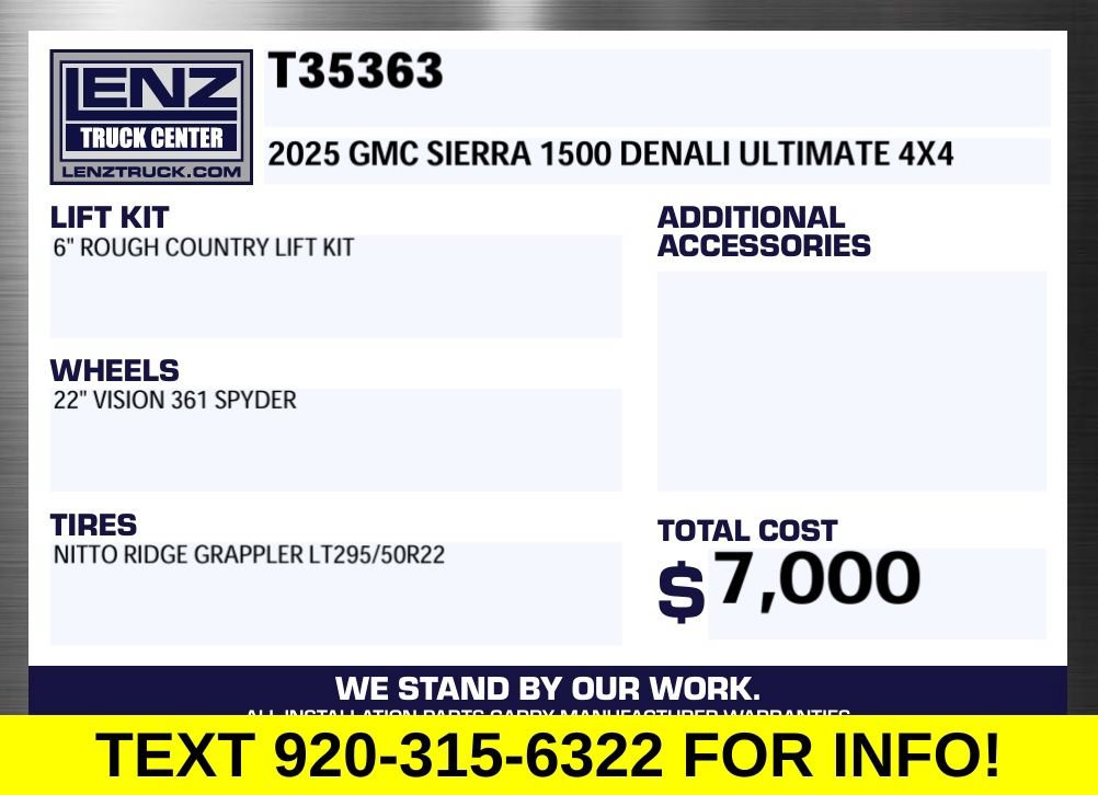 Used 2025 GMC Sierra 1500 Denali Ultimate AWD/4WD image 2