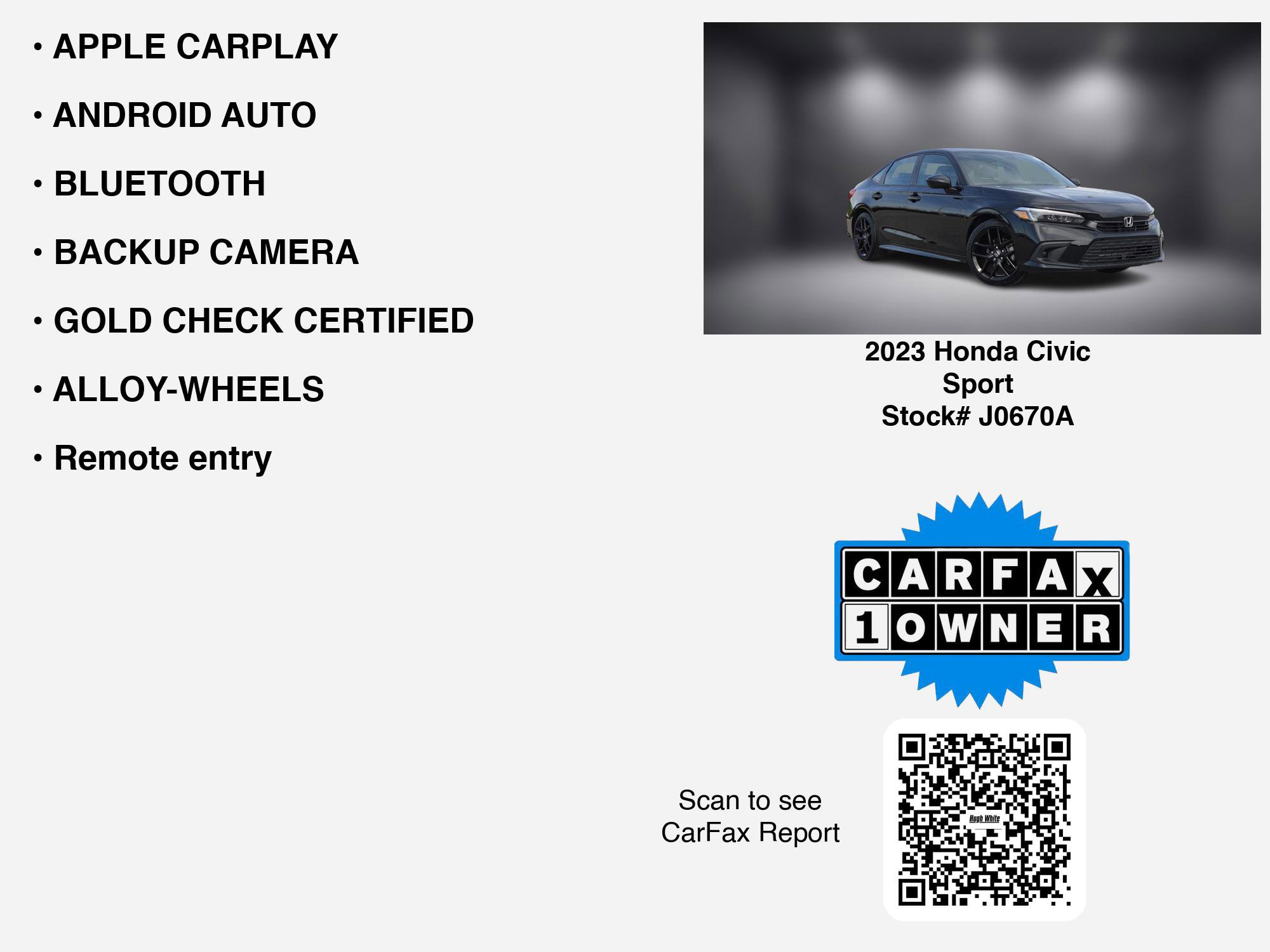 Used 2023 Honda Civic Sport image 7