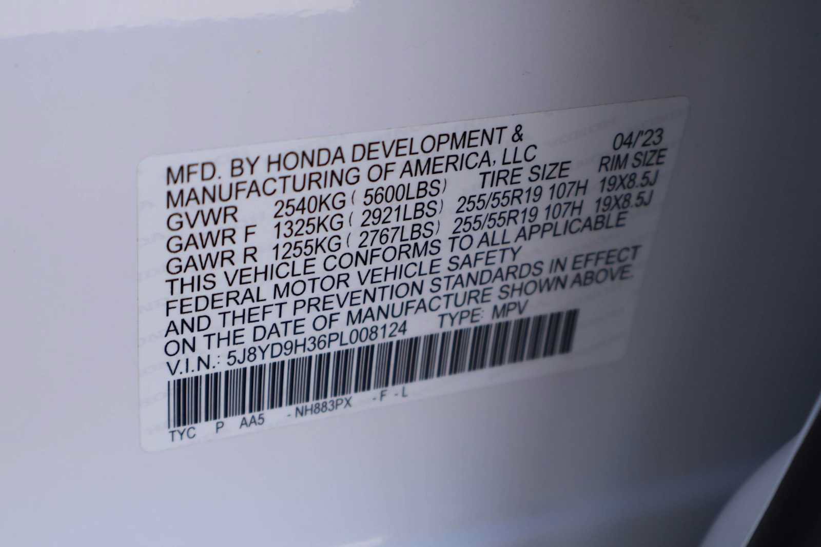 Certified 2023 Acura MDX FWD image 21