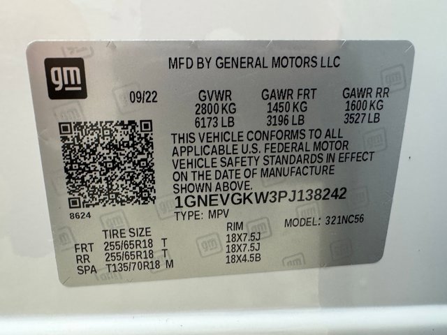 Used 2023 Chevrolet Traverse LT image 32