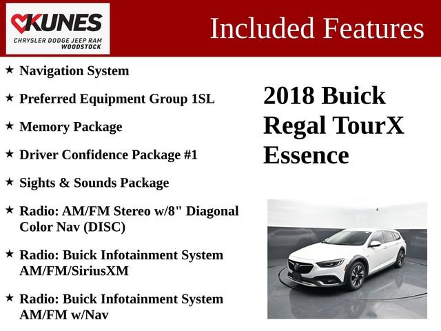 Used 2018 Buick Regal Essence w/ Driver Confidence Package #1 AWD/4WD image 3
