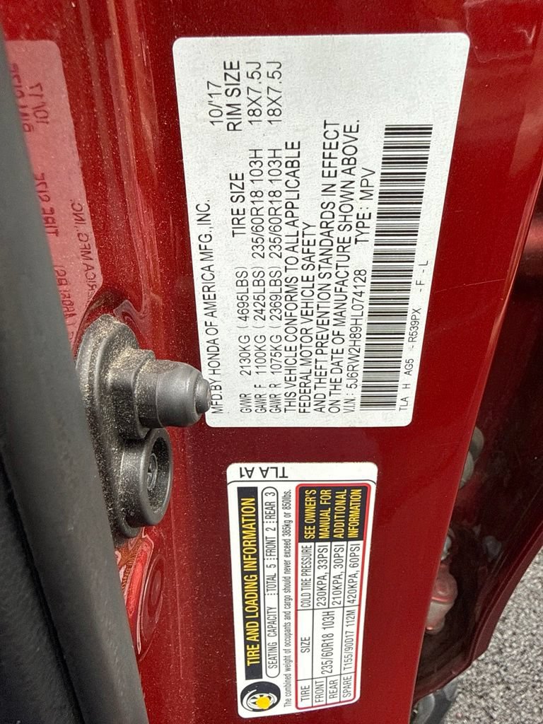 Certified 2017 Honda CR-V EX-L image 13