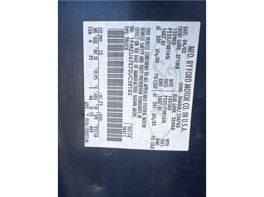 Used 2002 Ford Explorer Sport Trac 2WD image 18