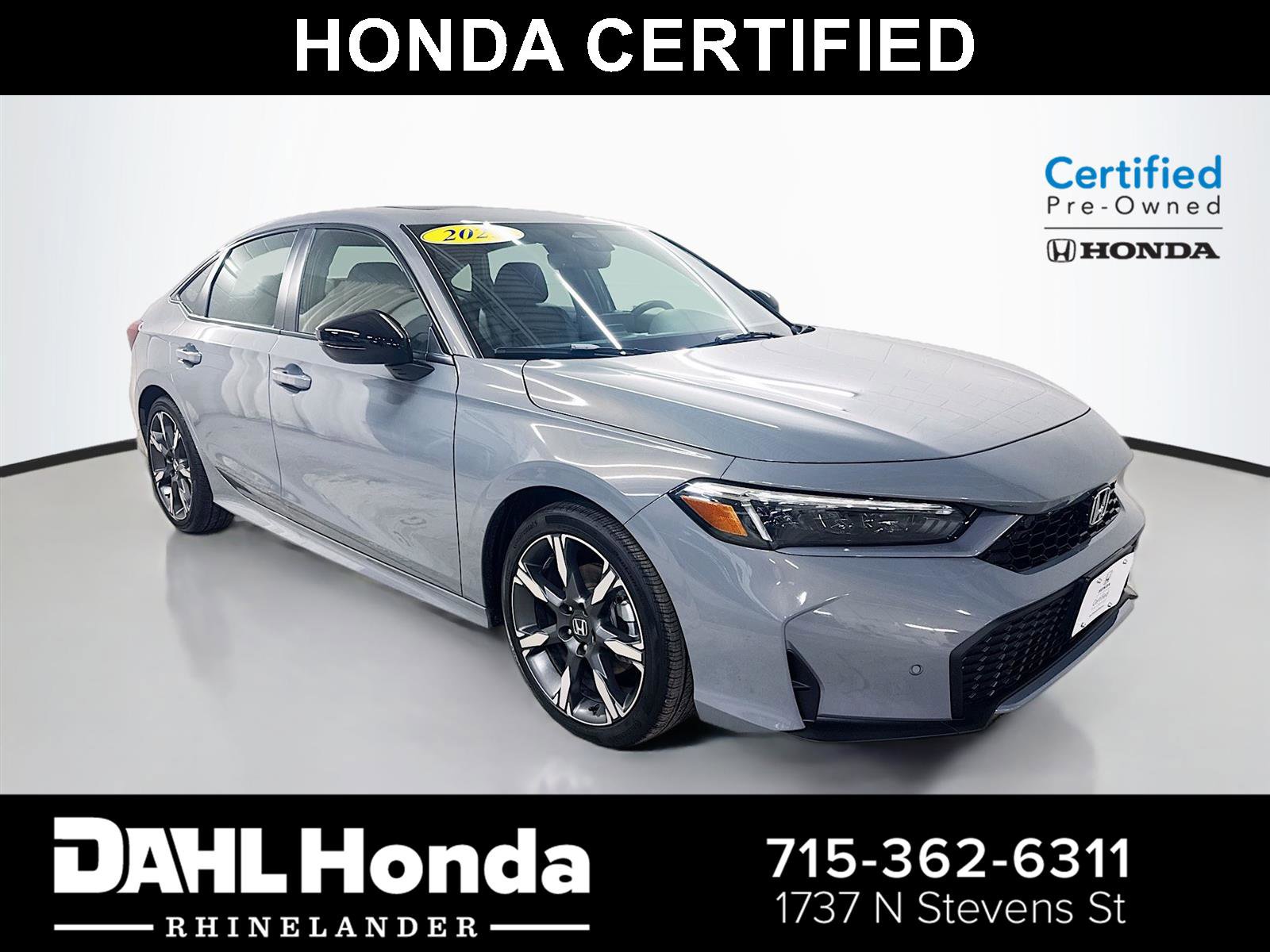 Certified 2025 Honda Civic Sport Touring image 1