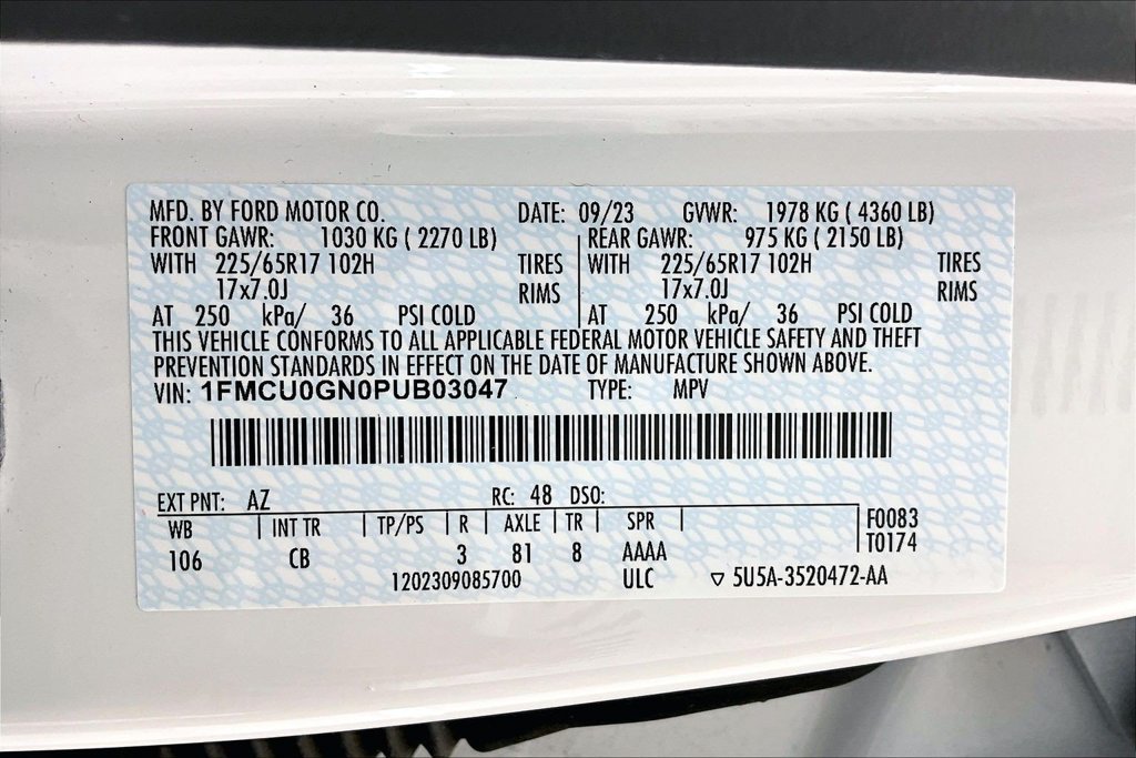 Certified 2023 Ford Escape Active w/ Cold Weather Package FWD image 35