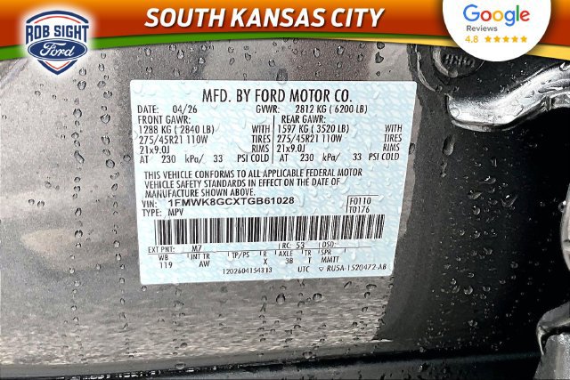 New 2026 Ford Explorer ST w/ Sun And Sound Package AWD/4WD image 8